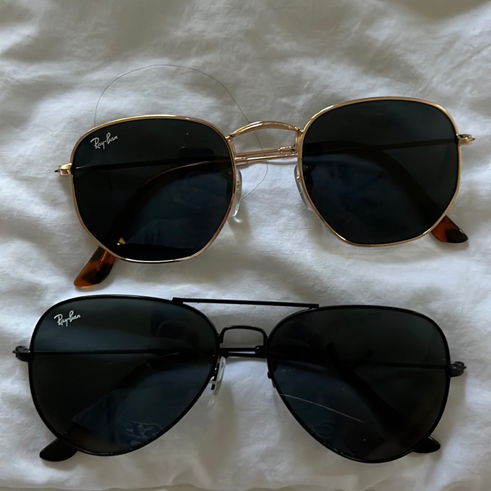 Ray Ban Aviators + Hexagonal Style